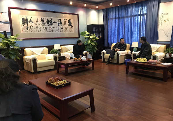 株洲市教育局年檢工作組，到我校檢查指導工作